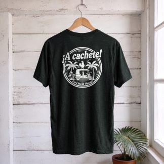 A cachete! vintage tropical travel t-shirt by Third World Therapy