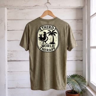 The Original vintage tropical travel t-shirt by Third World Therapy