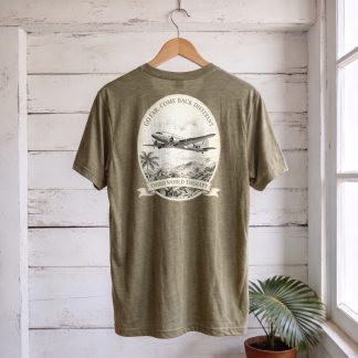 The Plane vintage tropical travel t-shirt by Third World Therapy