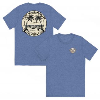 The Cure vintage tropical travel t-shirt by Third World Therapy