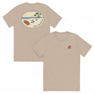 Sole Searching vintage tropical travel t-shirt by Third World Therapy